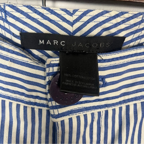 Marc Jacobs Blue striped flare lace up pants READ - Picture 3 of 6